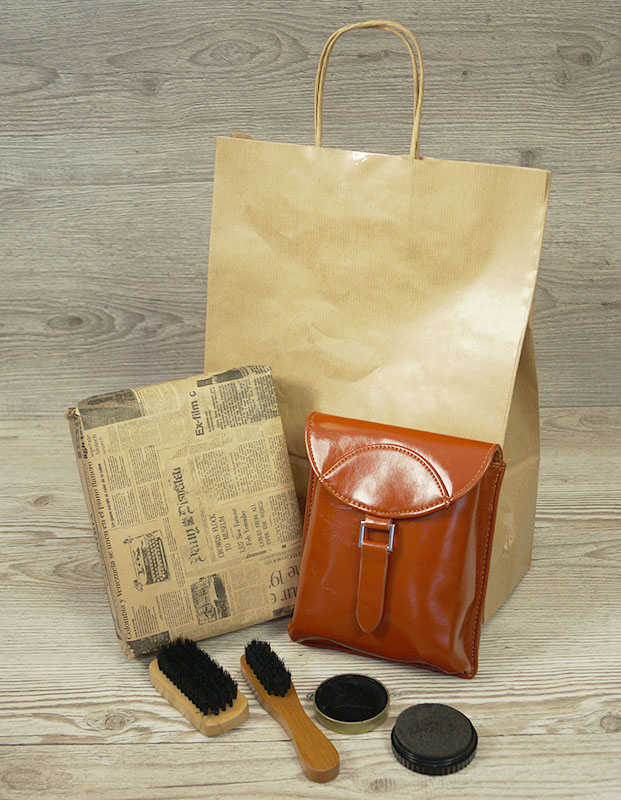 картинка Набор для обуви «Кэрролтон», коричневый  (Подарочная упаковка, пакет) от магазина Vip2Me.ru